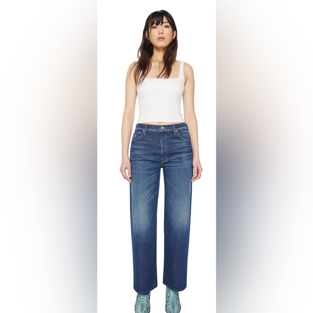 MOTHER Dodger Flood Jeans Dark Wash 29